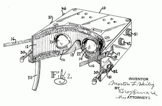 ‘Telesphere Mask’ The first VR headset patented in 1960