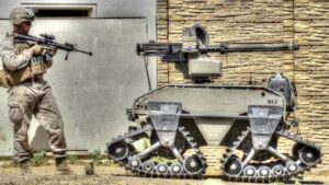 military combat robot experiment