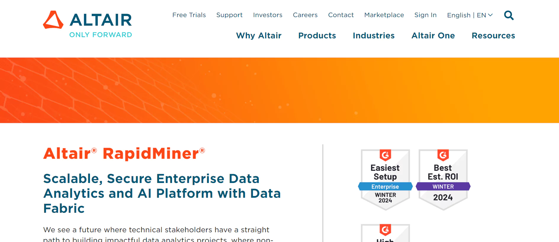 Rapidminer Altair