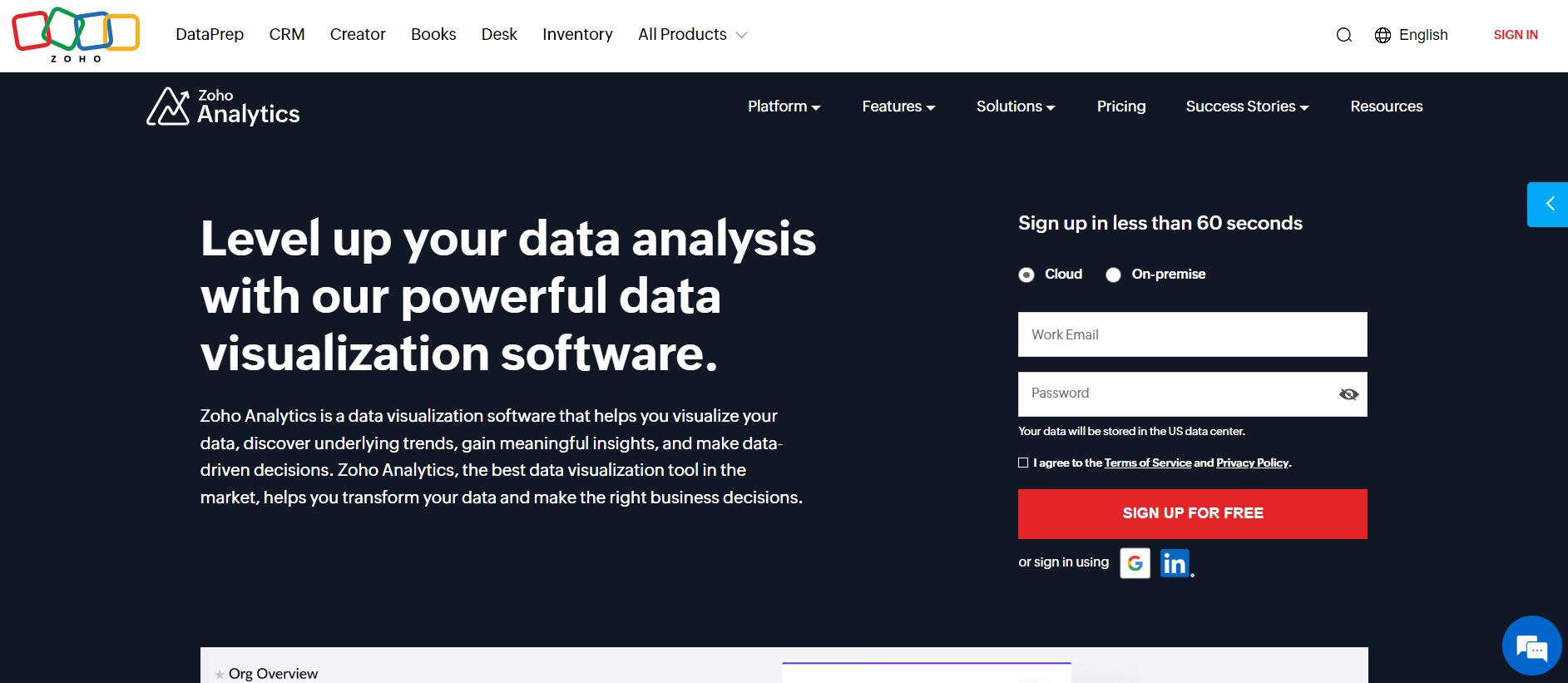 Zoho Analytics Dashboard Tools