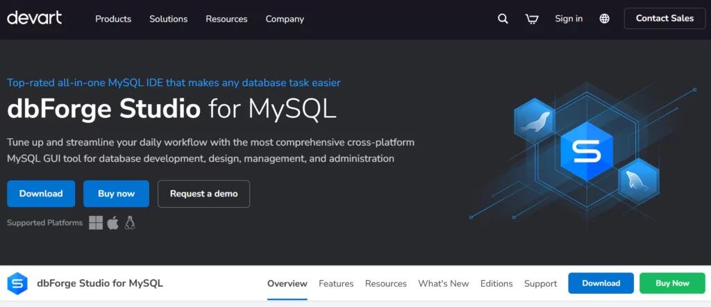 dbForge Studio for MySQL