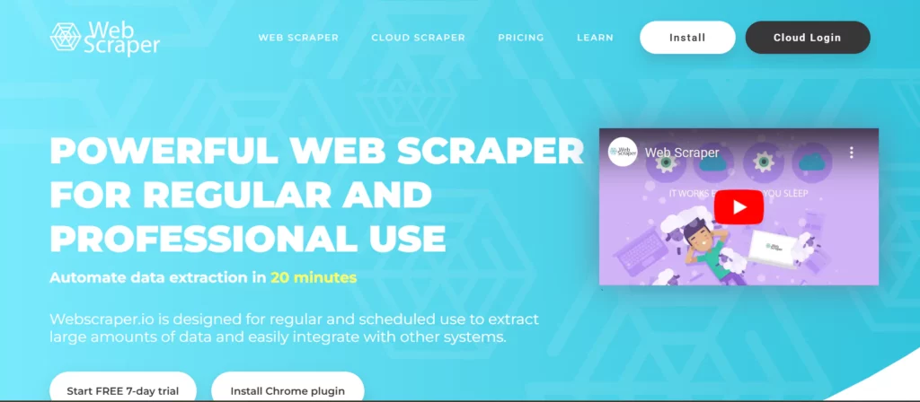 Web Scraper (Browser Extension)