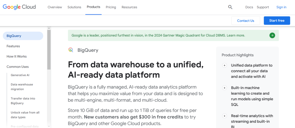  Google BigQuery