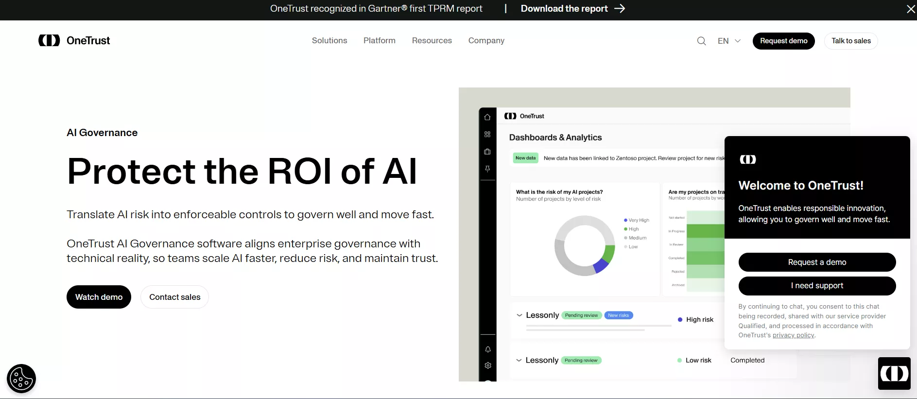 OneTrust AI Governance