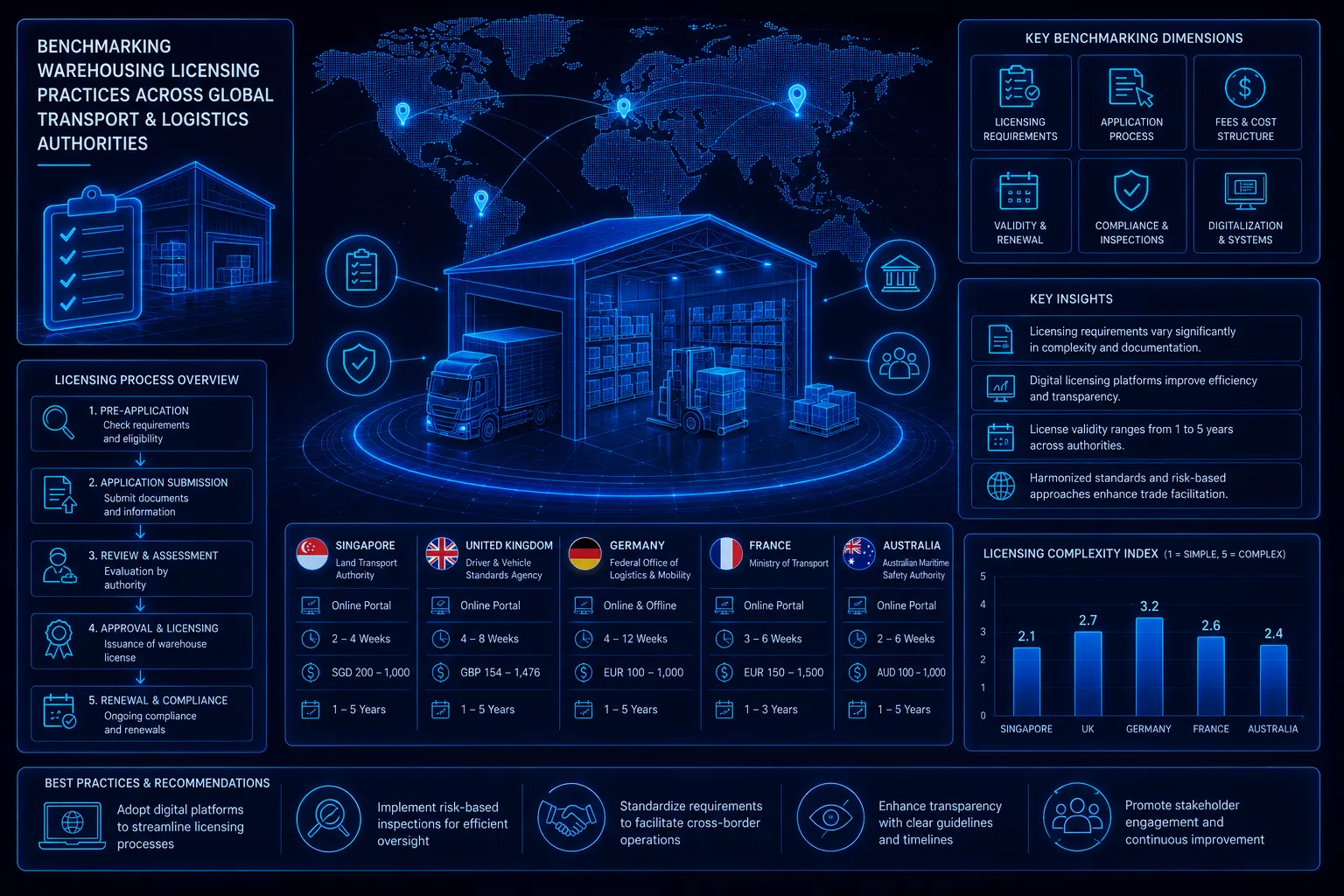 Client Story: Benchmarking Warehousing Licensing Practices Across Global Transport and Logistics Authorities